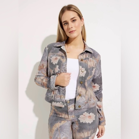 Charlie B Printed Reversible Jean Jacket - Picture 15 of 17